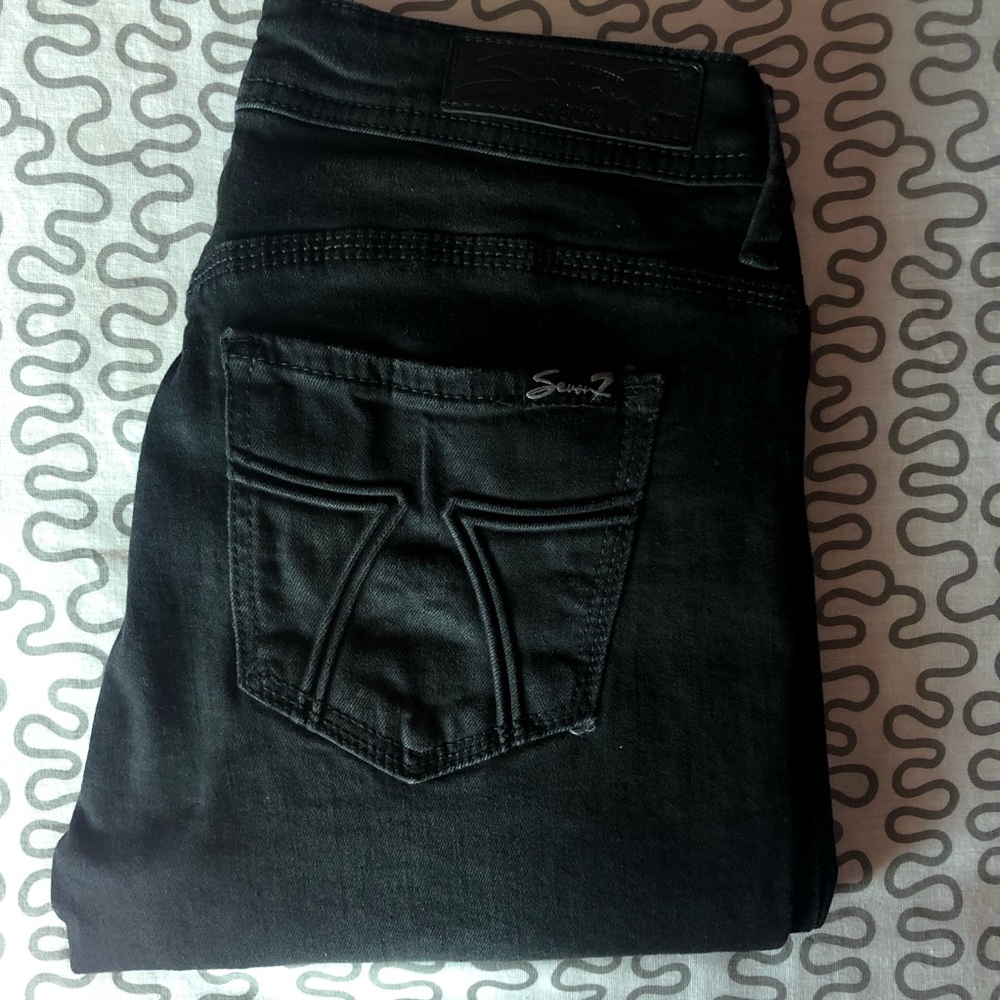 NWOT Seven7 Black Legging Jeans - Picture 7 of 7